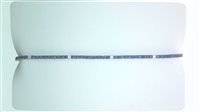 Bracciale Bolzoni Donna Tennis in Oro bianco Zaffiro blu 1.64 Ct BR096 - BR096